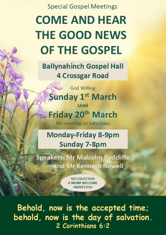 Gospel Meetings Invitation